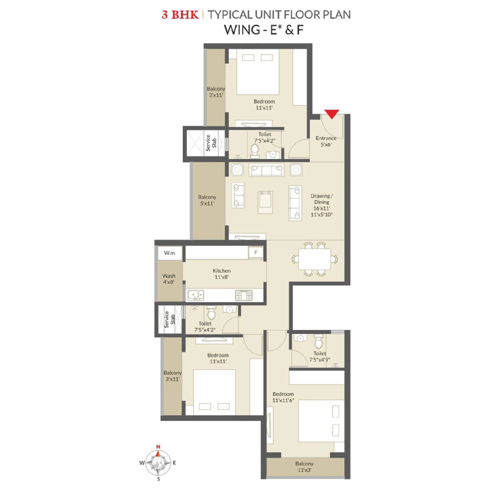 3 BHK Apartments Nagpur